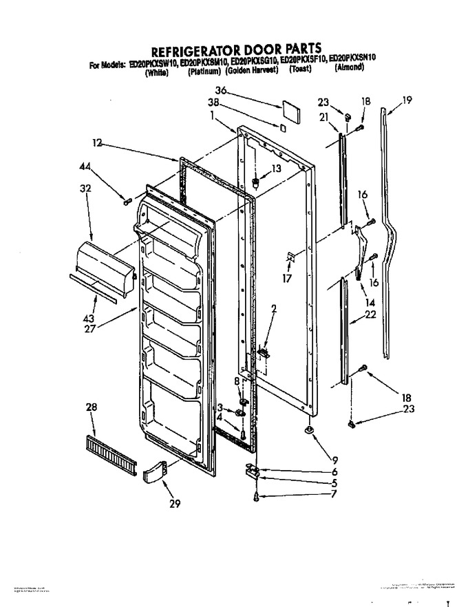 Diagram for ED20PKXSW10