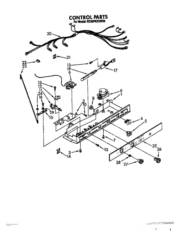 Diagram for ED20PKXXW00