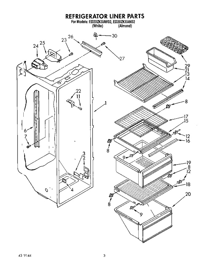 Diagram for ED20ZKXAN02