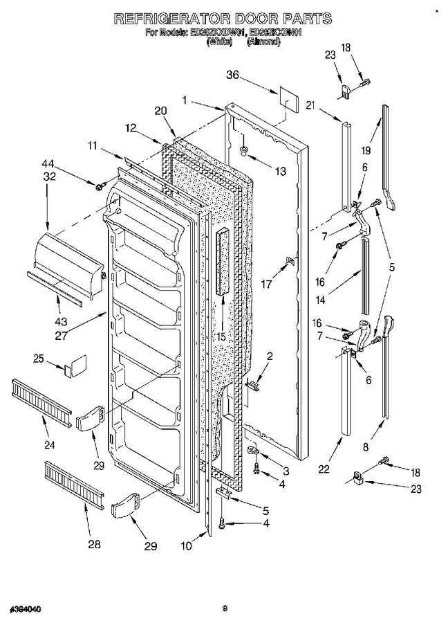 Diagram for ED20ZKXDW01