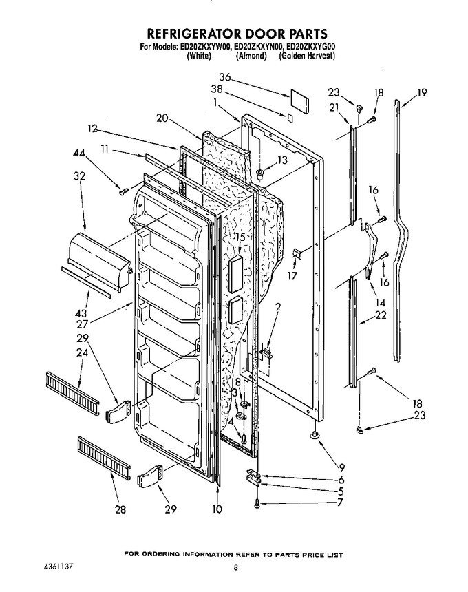 Diagram for ED20ZKXYW00