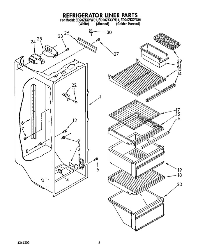 Diagram for ED20ZKXYN01