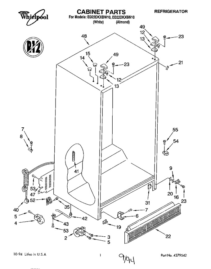 Diagram for ED22DKXBW10