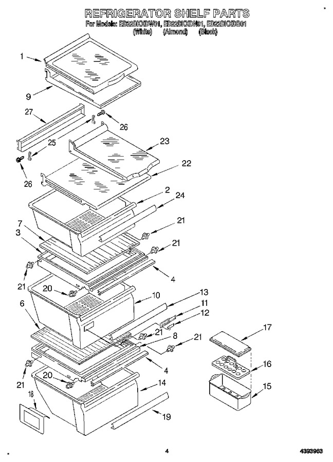 Diagram for ED22DKXDB01