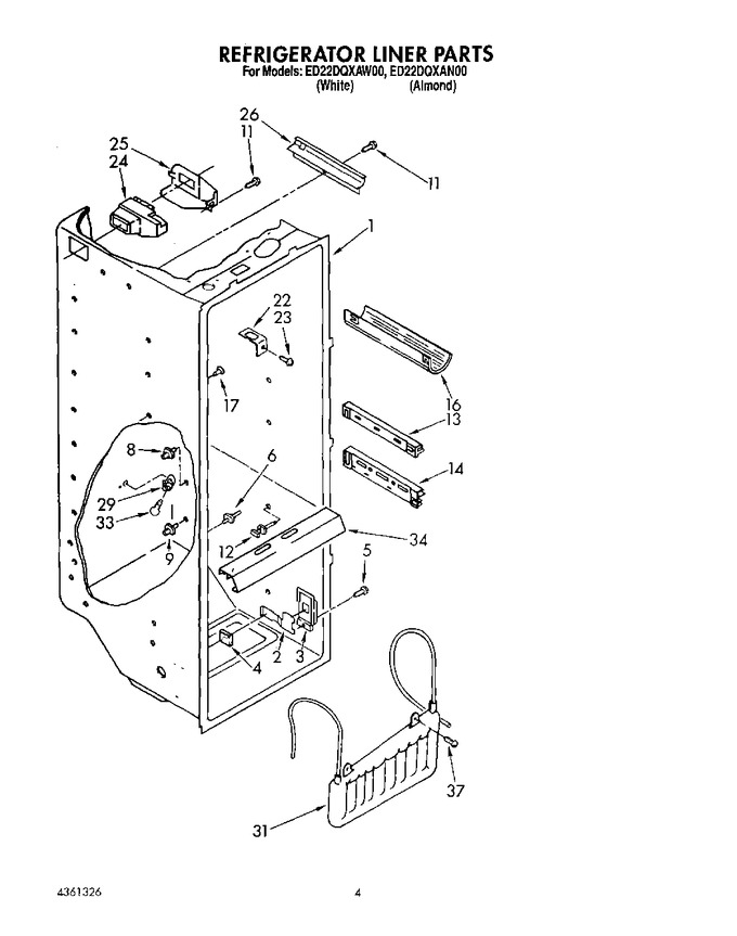Diagram for ED22DQXAW00