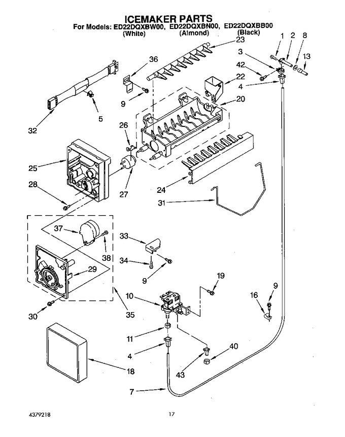 Diagram for ED22DQXBB00