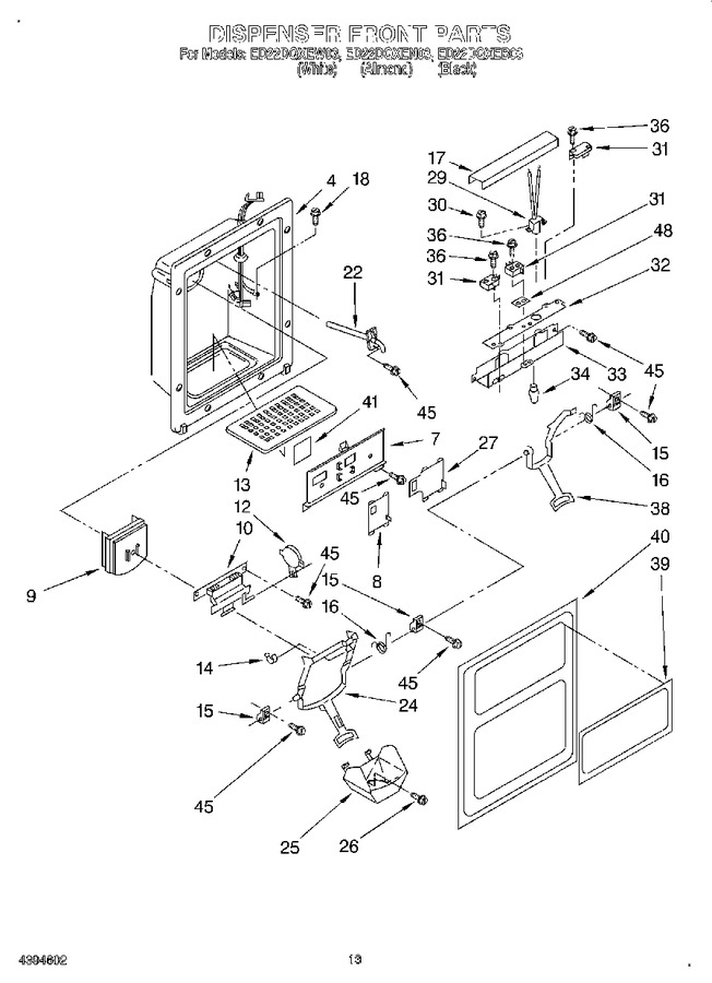 Diagram for ED22DQXEW03