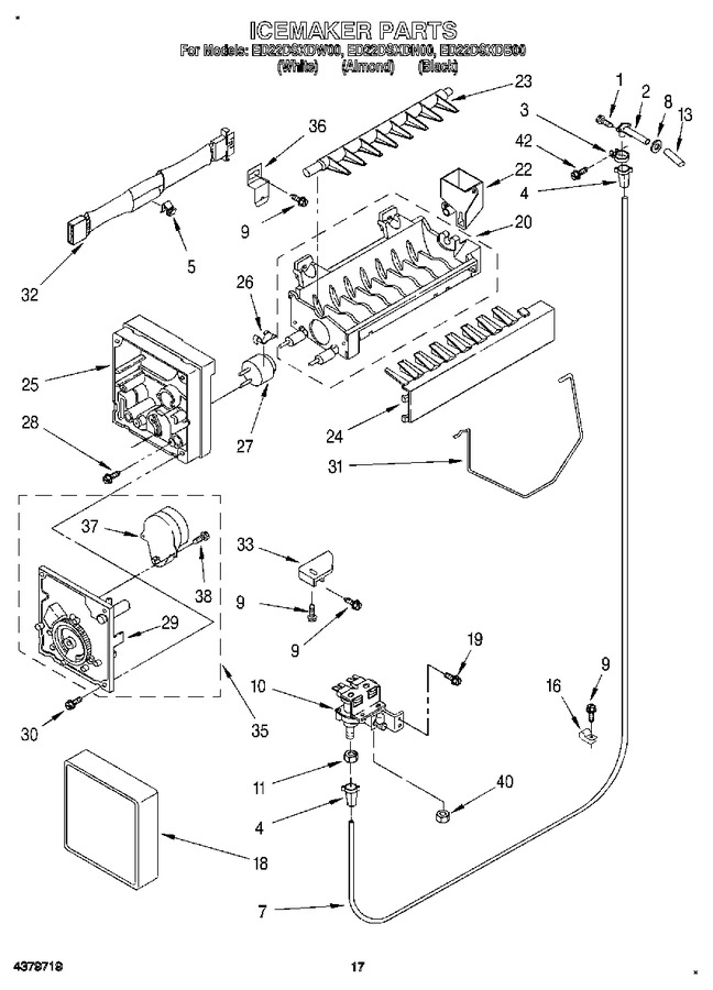 Diagram for ED22DSXDW00