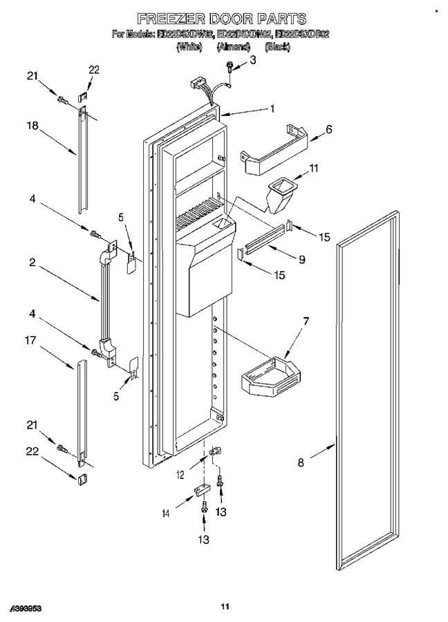 Diagram for ED22DSXDW02