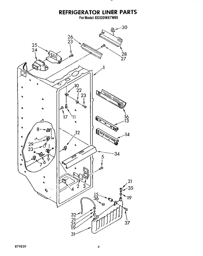 Diagram for ED22DWXTG00