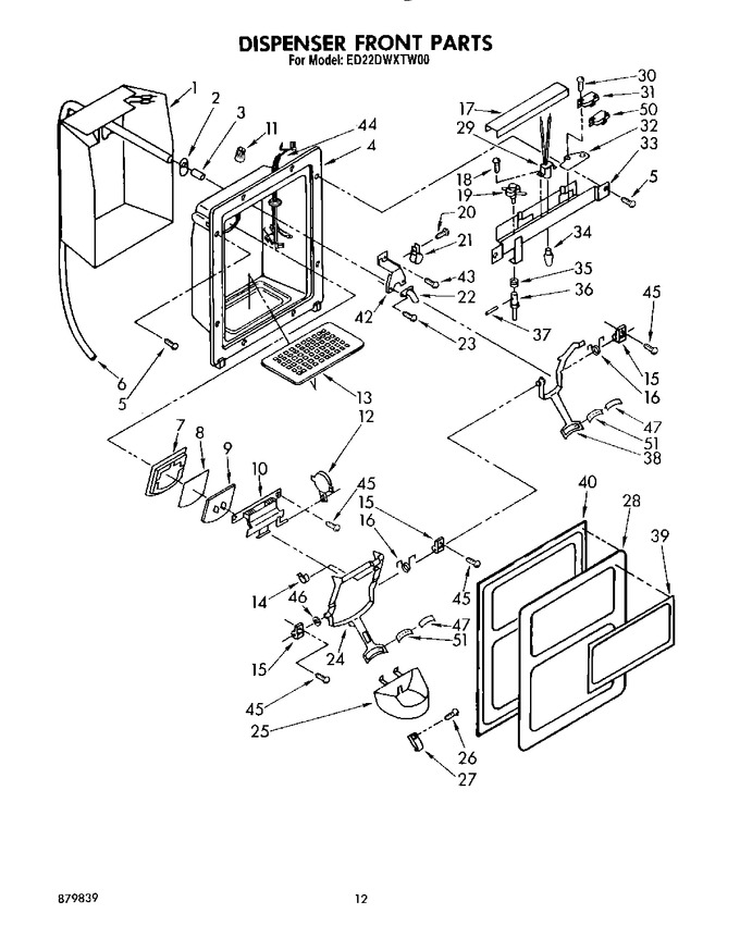 Diagram for ED22DWXTG00