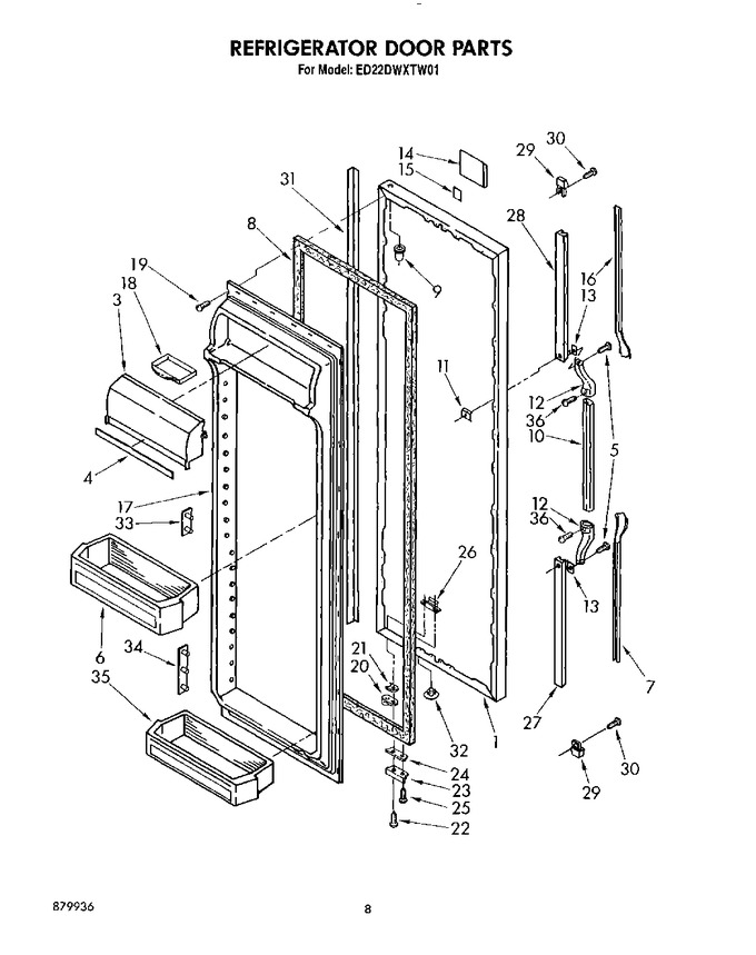 Diagram for ED22DWXTW01
