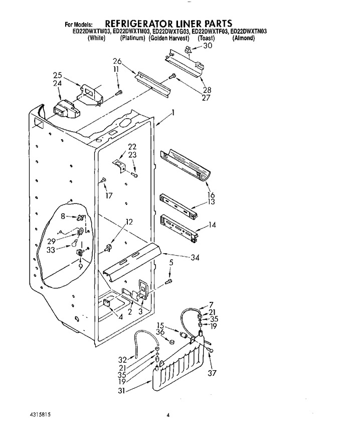 Diagram for ED22DWXTW03