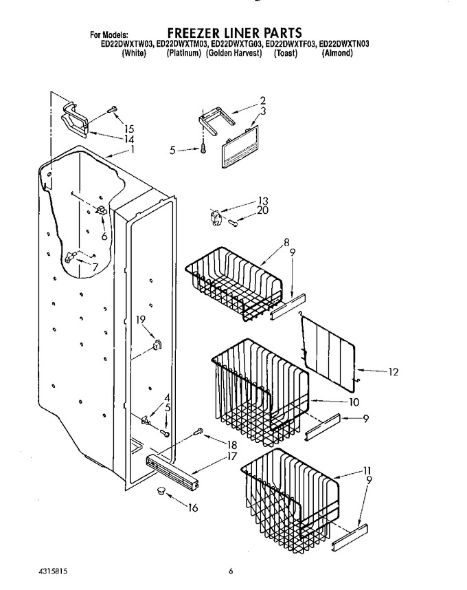 Diagram for ED22DWXTG03