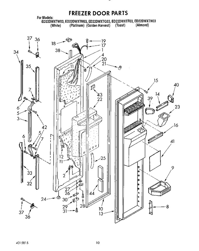 Diagram for ED22DWXTN03