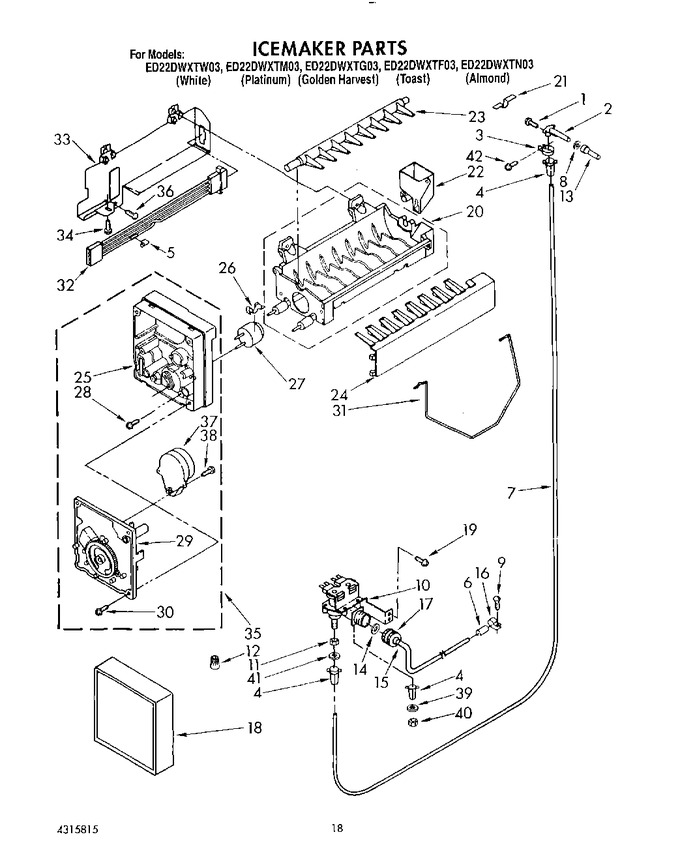 Diagram for ED22DWXTG03