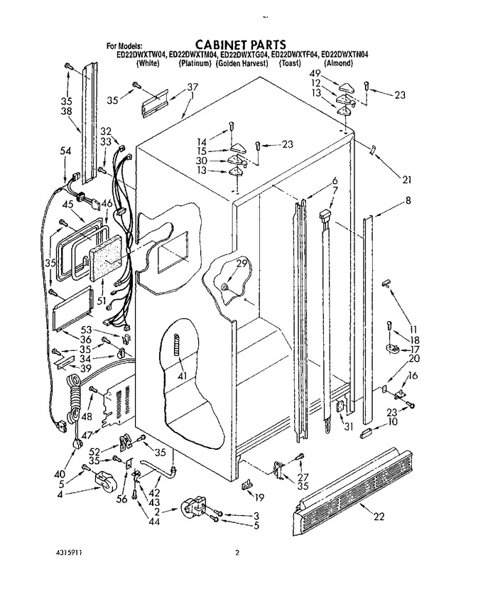 Diagram for ED22DWXTW04