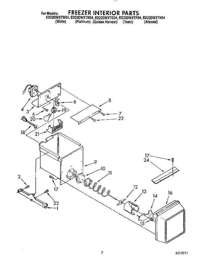 Diagram for ED22DWXTM04