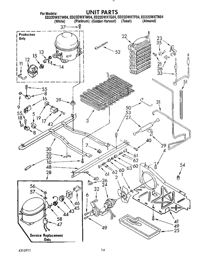 Diagram for ED22DWXTW04