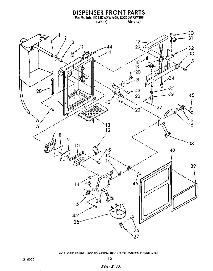 Diagram for ED22DWXWN00