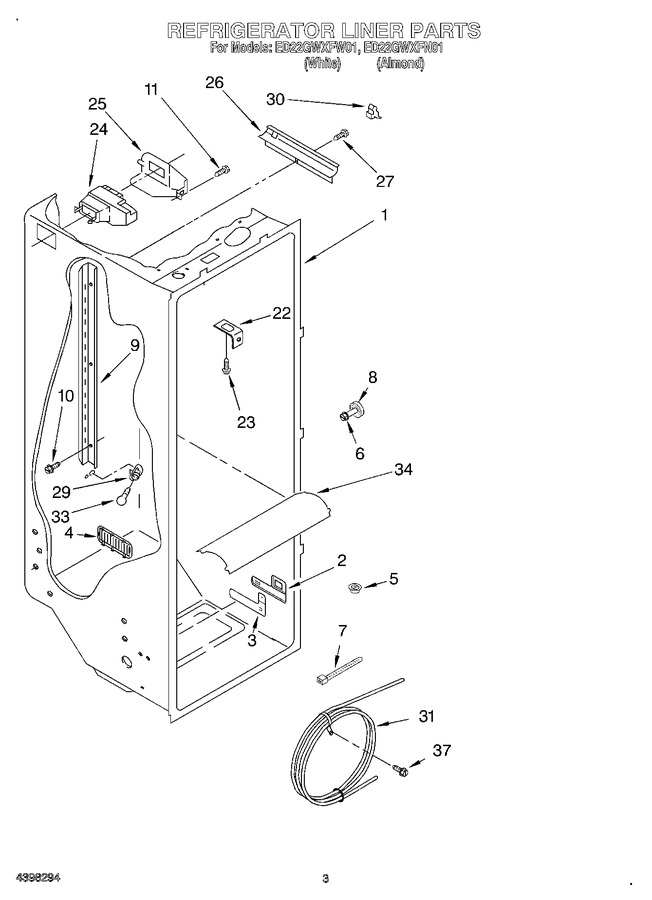 Diagram for ED22GWXFW01