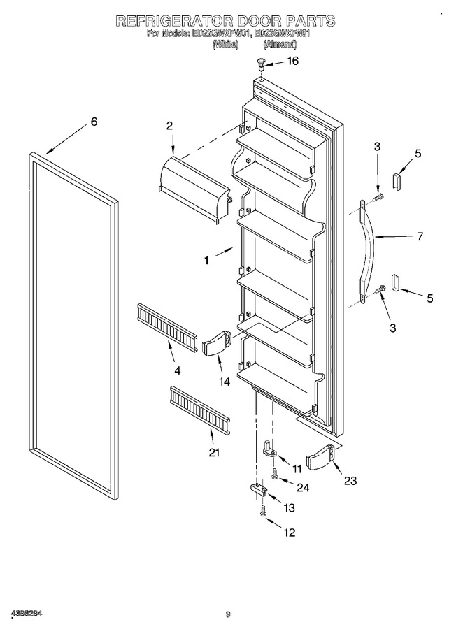 Diagram for ED22GWXFW01
