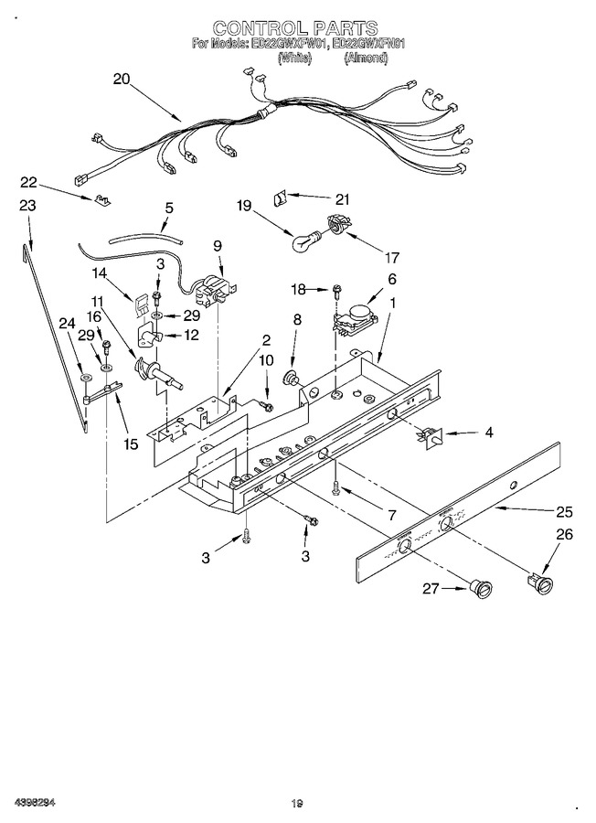 Diagram for ED22GWXFW01