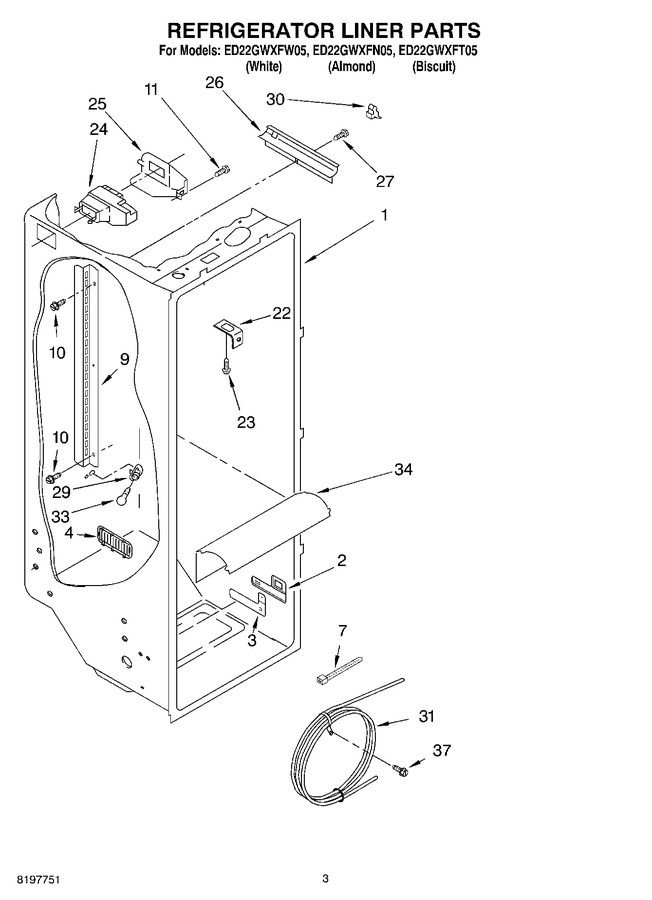 Diagram for ED22GWXFT05