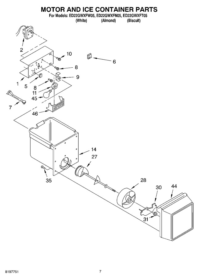 Diagram for ED22GWXFW05