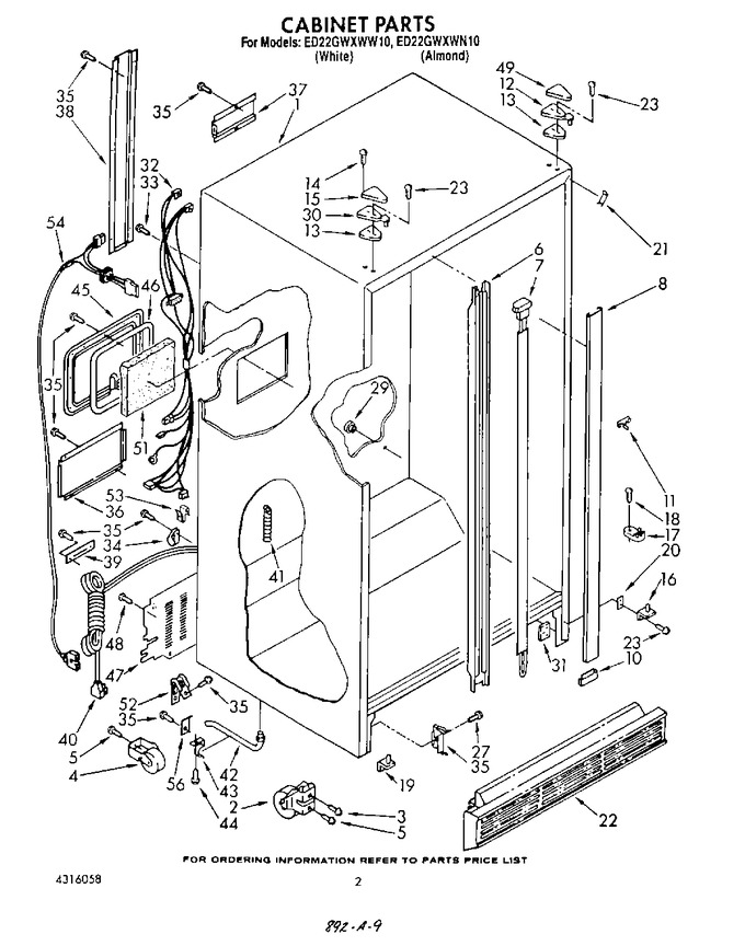 Diagram for ED22GWXWW10