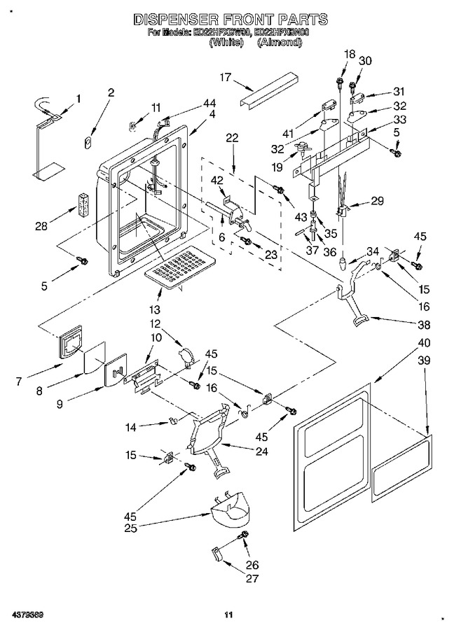 Diagram for ED22HPXBW00