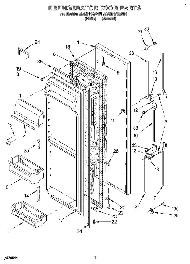 Diagram for ED22HPXBW01