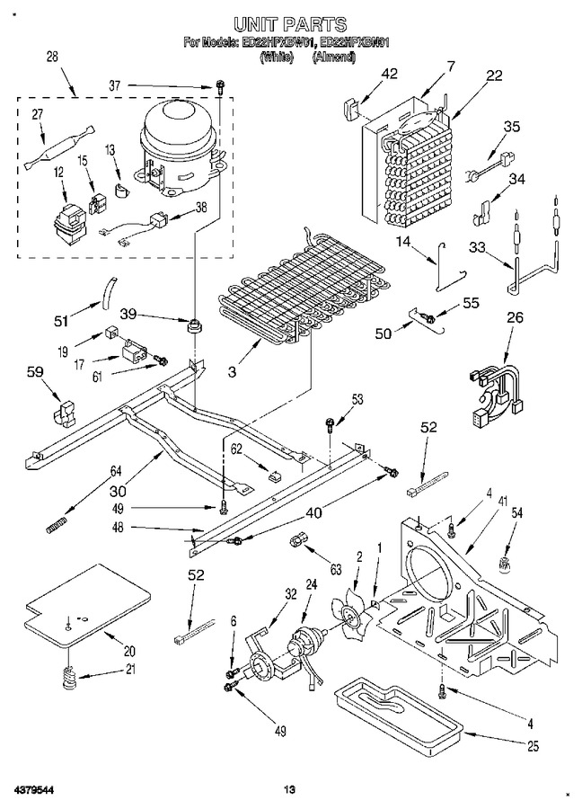 Diagram for ED22HPXBW01