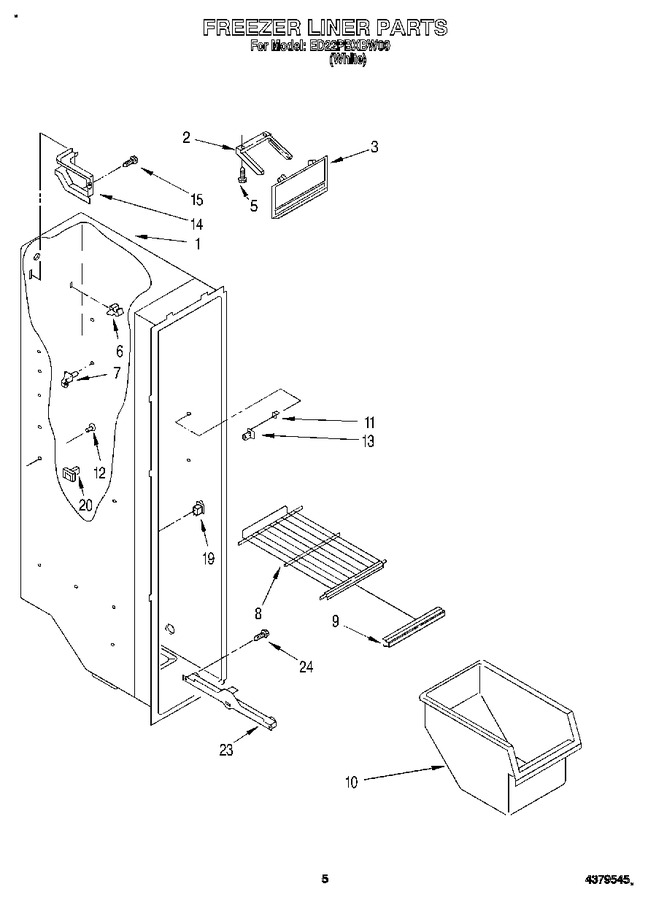 Diagram for ED22PBXBW00