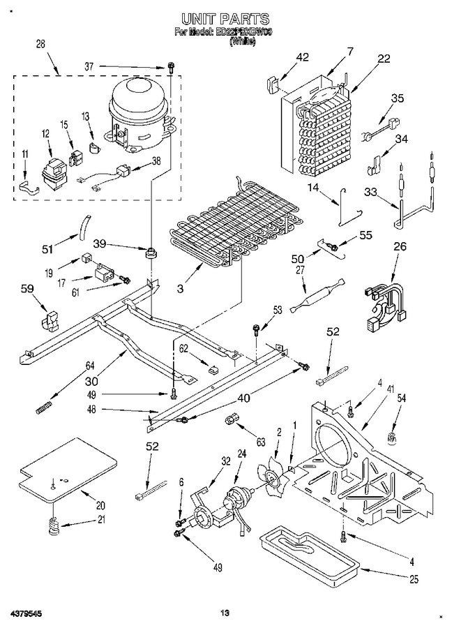 Diagram for ED22PBXBW00
