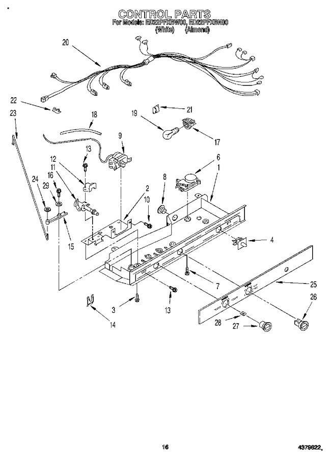 Diagram for ED22PFXBW00