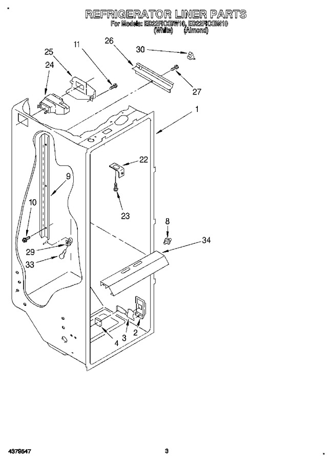 Diagram for ED22PKXBW10