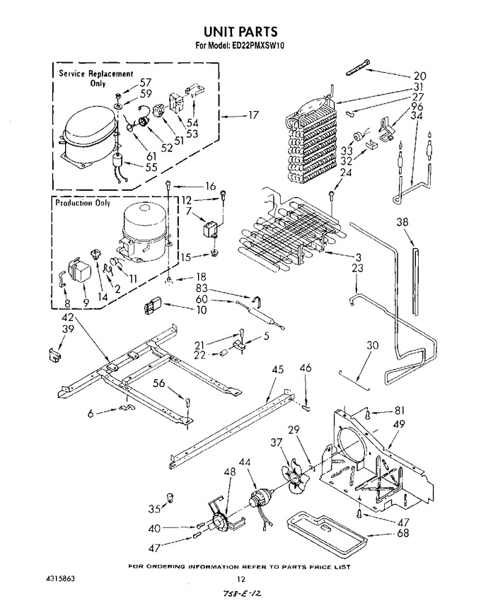 Diagram for ED22PMXSW10