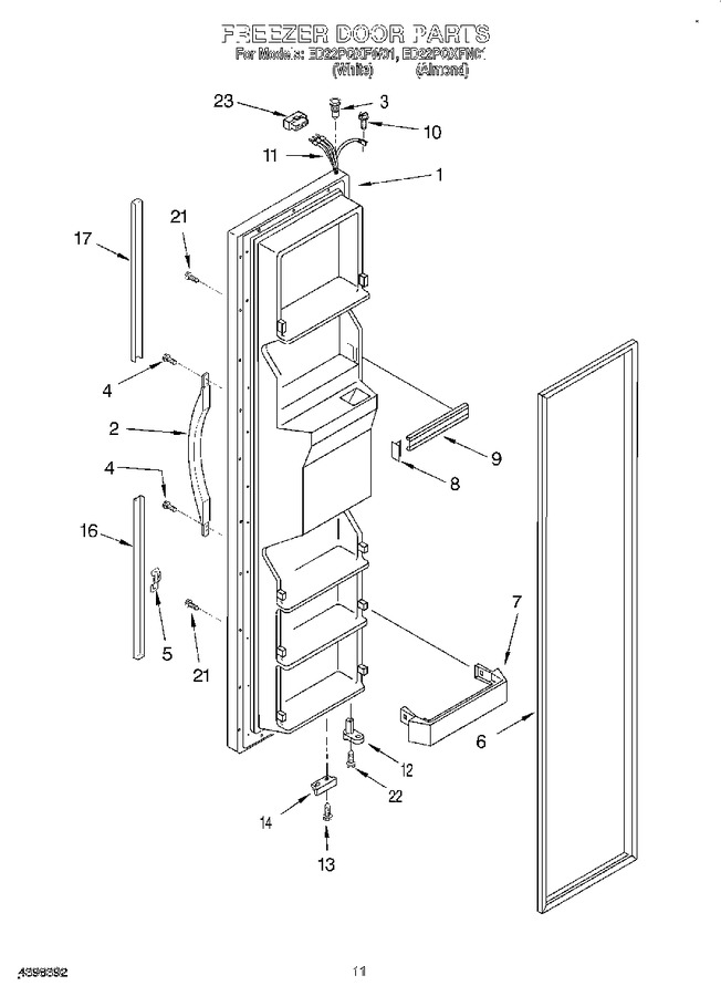 Diagram for ED22PQXFW01