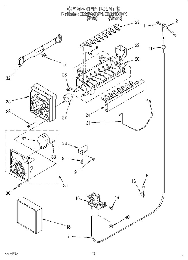 Diagram for ED22PQXFW01