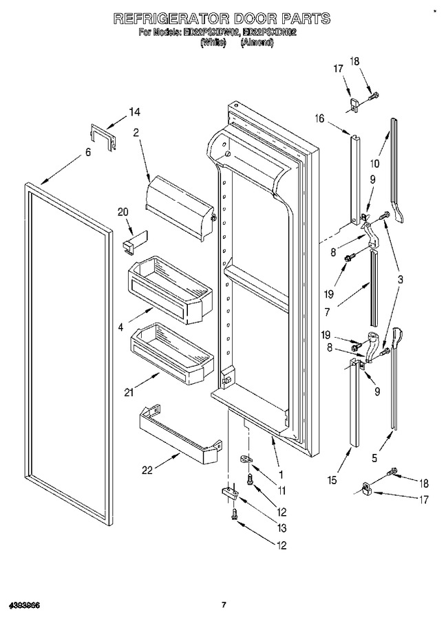 Diagram for ED22PSXDW02