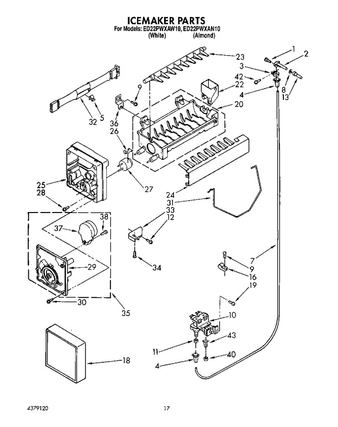 Diagram for ED22PWXAW10