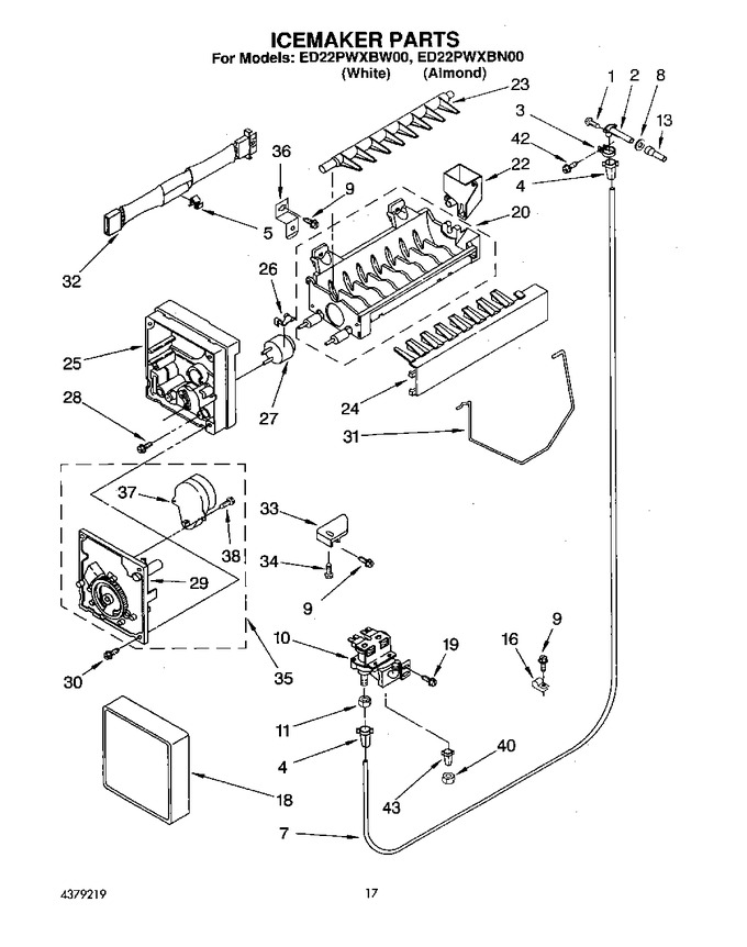 Diagram for ED22PWXBW00