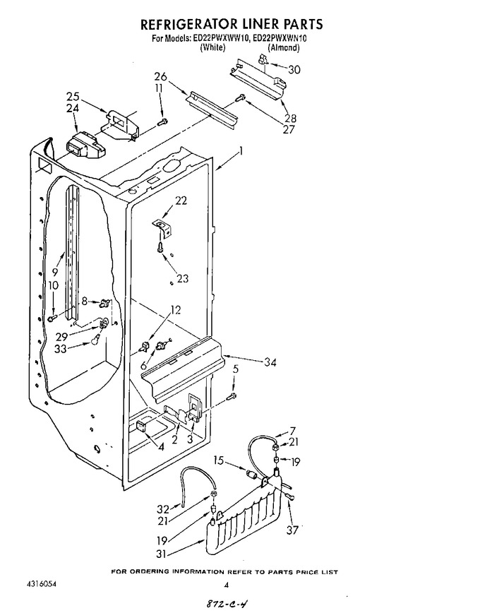 Diagram for ED22PWXWN10