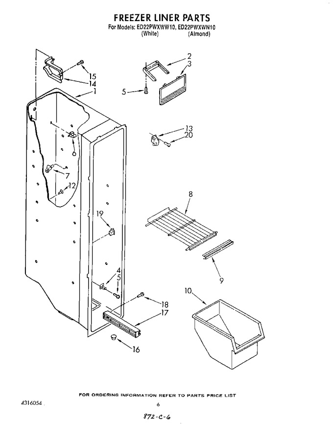 Diagram for ED22PWXWN10