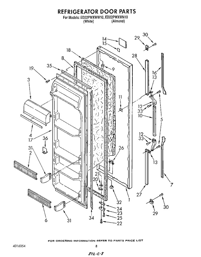 Diagram for ED22PWXWW10