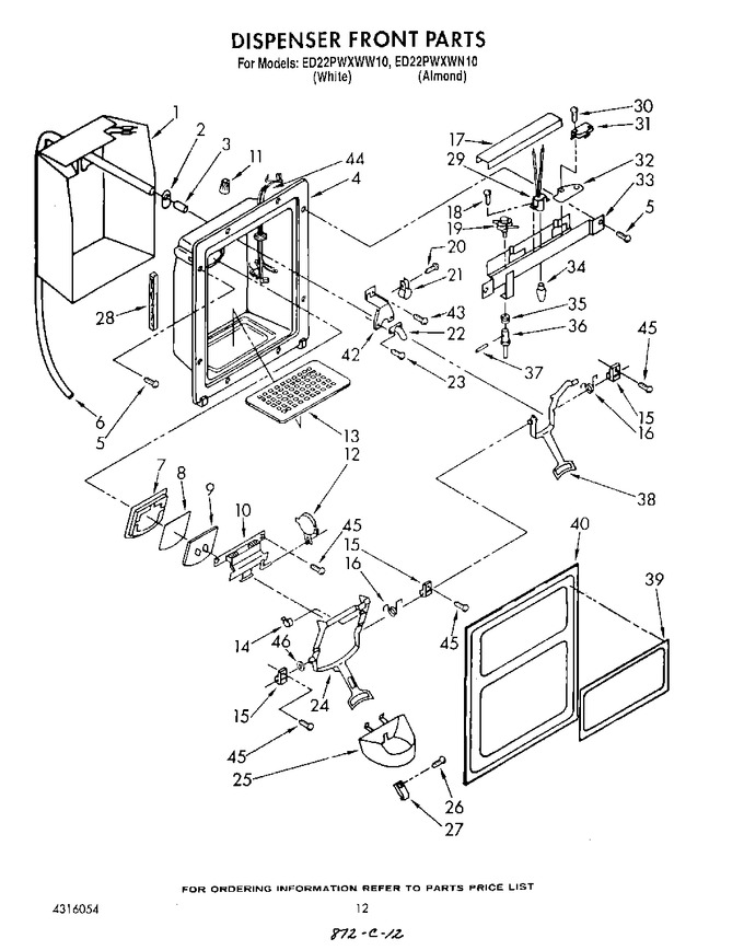 Diagram for ED22PWXWN10