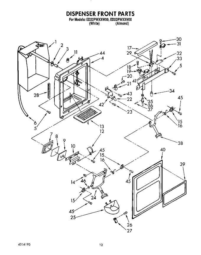 Diagram for ED22PWXXW00