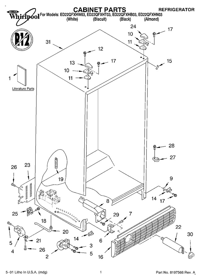 Diagram for ED22QFXHW03