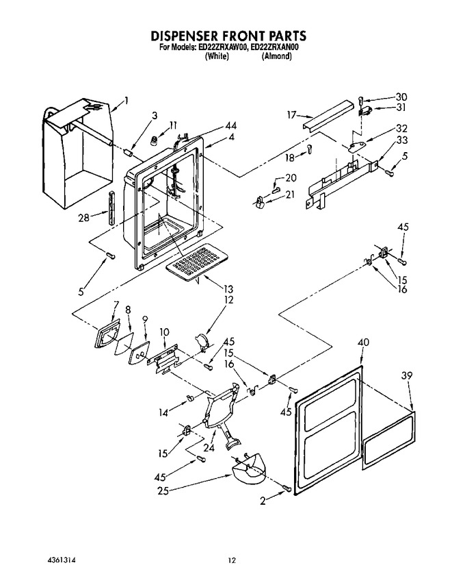 Diagram for ED22ZRXAW00